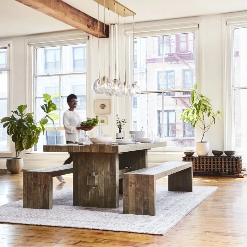 Build Your Own - Sculptural Glass 7-Light Chandelier Finishing : polished nickel